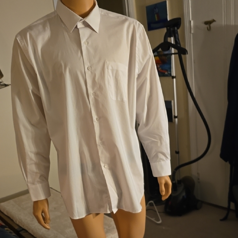 Architect White Dress Shirt with Long Sleeves